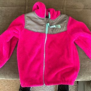 Pink north face fleece 4T